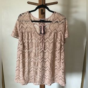 Torrid lace blouse
